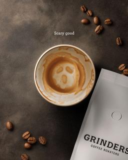 Grinders Coffee: Scary Good Coffee